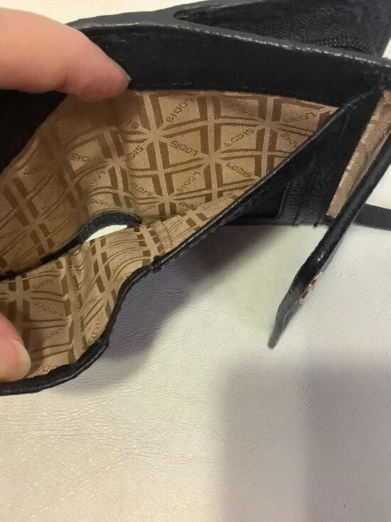 Lodis RFID Bifold Wallet Pebbled Leather 4.5" x 4" Closed - Picture 6 of 6